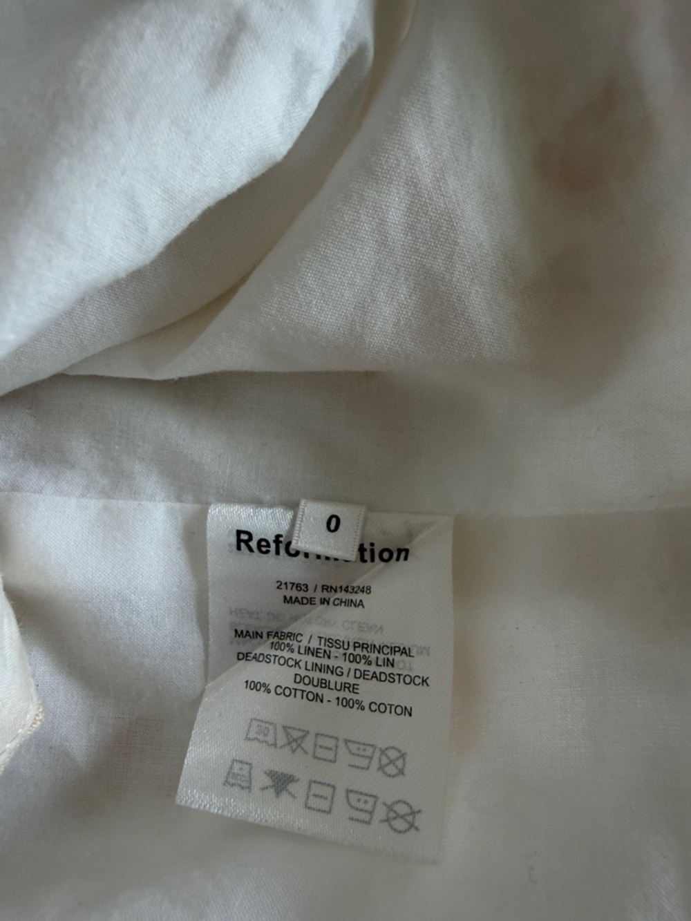Reformation Palm Linen Set Skirt and Top Floral Print - Picture 10 of 13